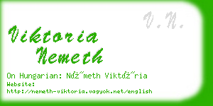 viktoria nemeth business card